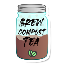 Brew Compost Tea Sticker