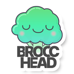 Brocc-Head Sticker